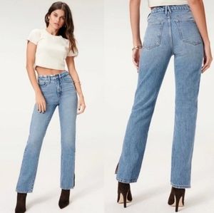 Good American Good Boy Vintage Curvy with Tummy Control Tech color Blue 941